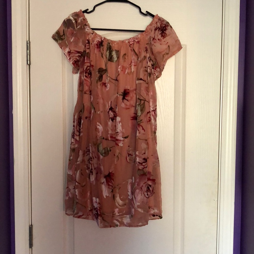 Off-the-shoulder dress